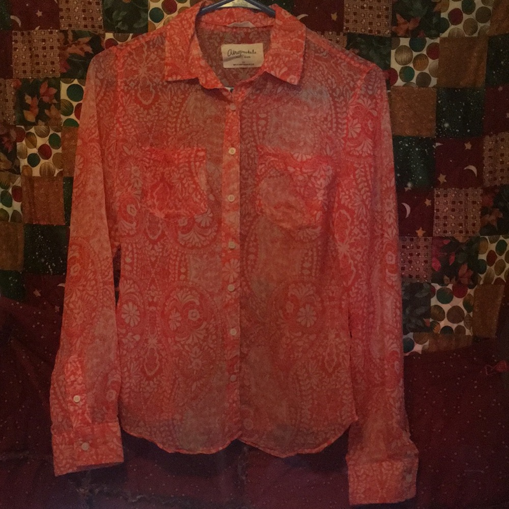 Aeropostale Shirt Button Up